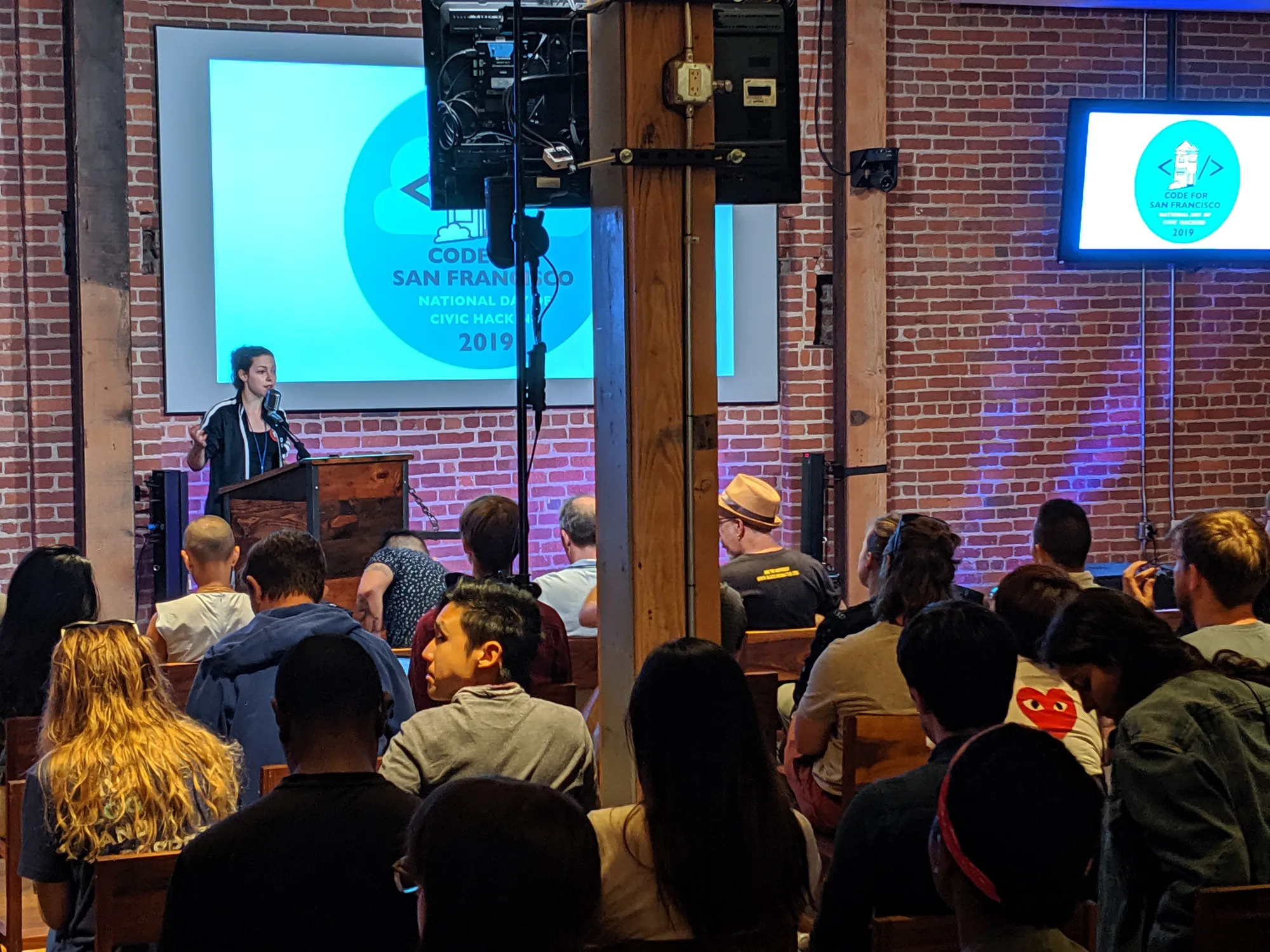 Emily Wasserman, team captain leads of National Day of Civic Hacking at GitHub